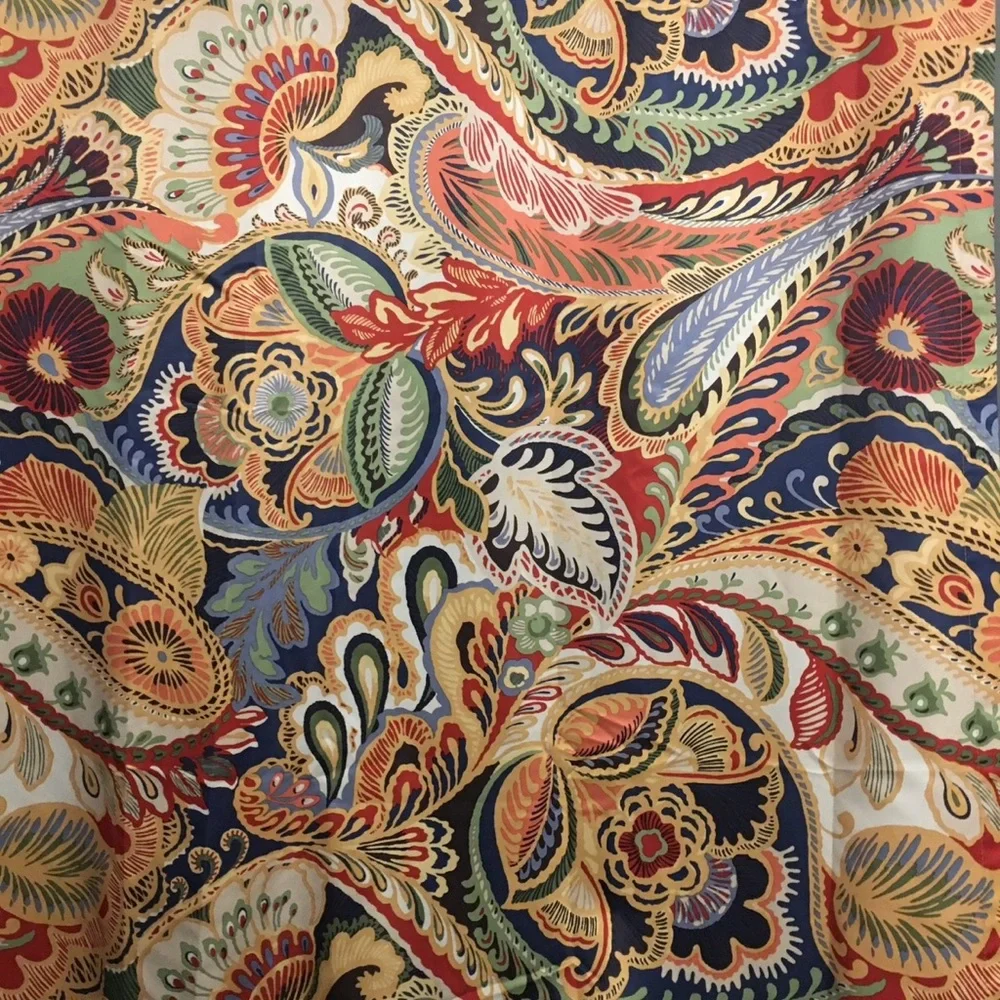PIER 1 IMPORTS SALE RARE HTF LIKE NEW Paisley Lined Curtains Drapes 50X84 pair